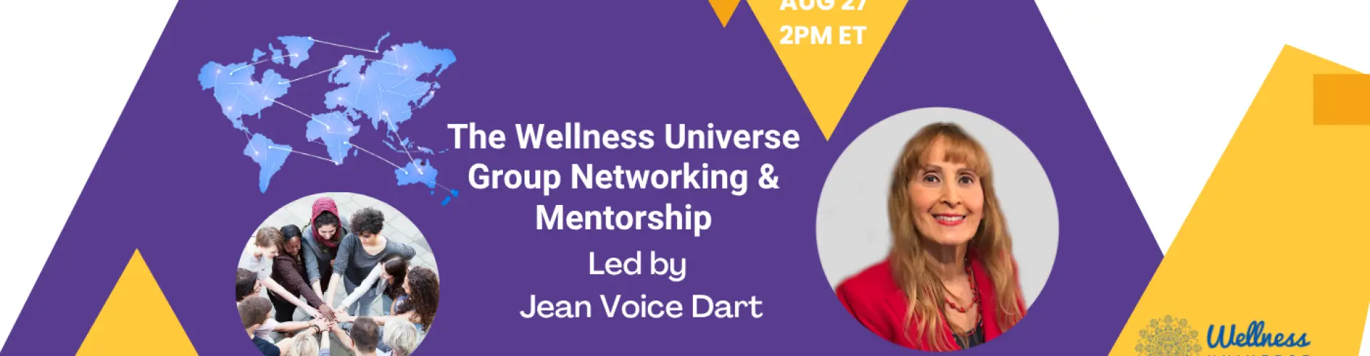 جین وائس ڈارٹ کے ساتھ ڈبلیو یو گروپ نیٹ ورکنگ اور رہنمائی - Online Class by The Wellness Universe